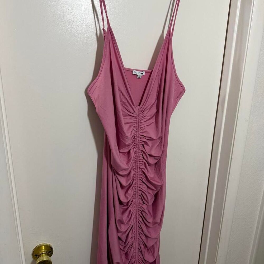 Fashion-nova Women's Pink Dress